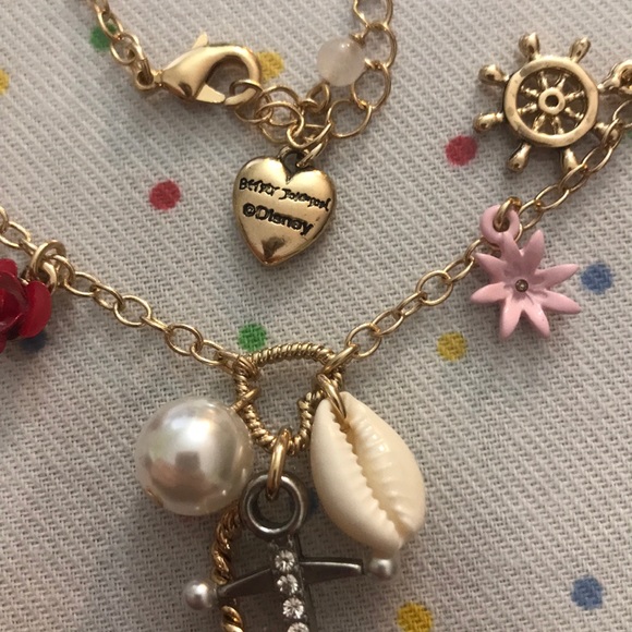 SOLD Betsey Johnson Disney Nautical Necklace - Picture 3 of 5